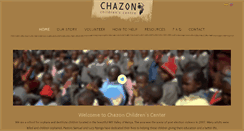 Desktop Screenshot of chazonafrica.org
